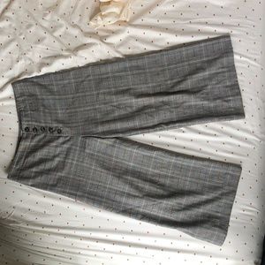 Anthropologie cropped wide leg pants